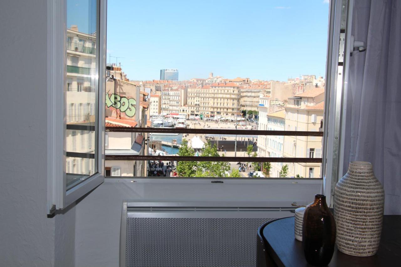 Superbe Duplex Avec Vue Imprenable Sur Le Vieux Port Appartement Marseilles Buitenkant foto